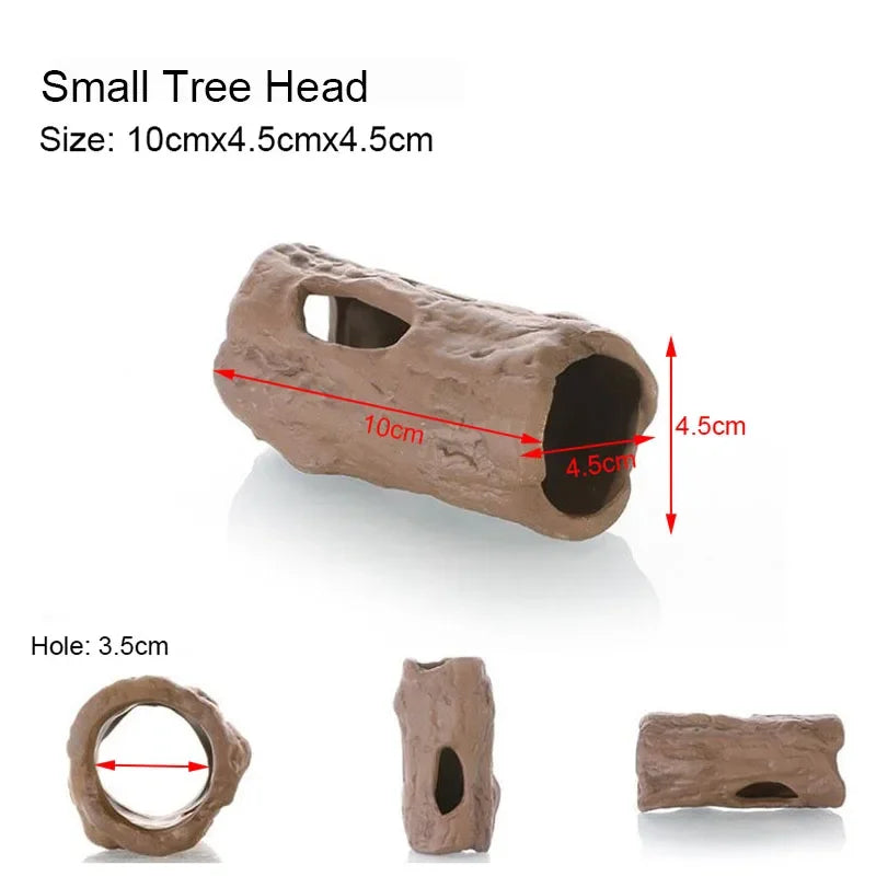 Ceramic Aquarium Shelter Houses – Shrimp & Fish Hiding Caves, Breeding Pots & Natural Stone-Style Tank Decor