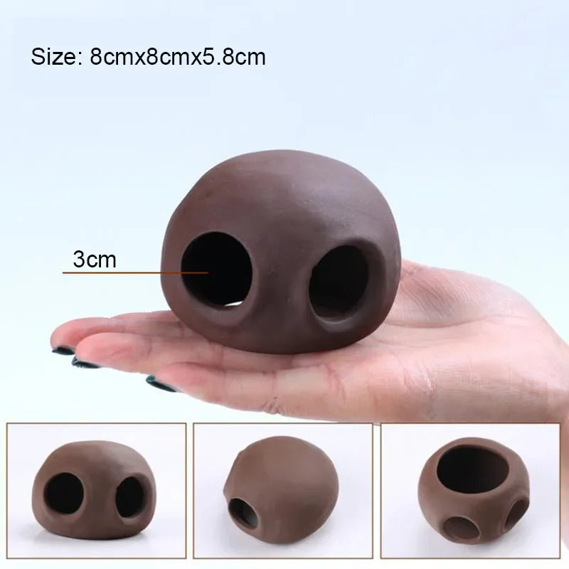 Ceramic Aquarium Shelter Houses – Shrimp & Fish Hiding Caves, Breeding Pots & Natural Stone-Style Tank Decor