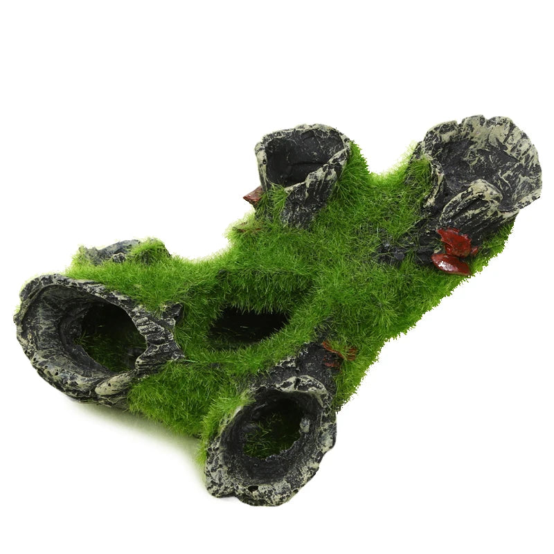 Resin Tree-House Style Shrimp Cave Hideout – Aquarium Breeding Shelter & Decorative Landscaping Prop