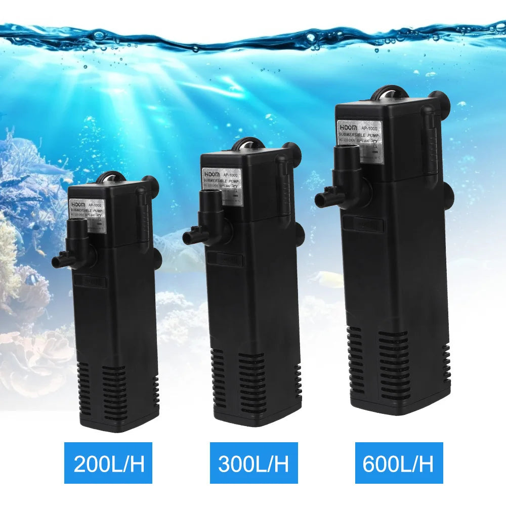 Low-Level Submersible Water Filter Pump | 200L / 300L / 600L