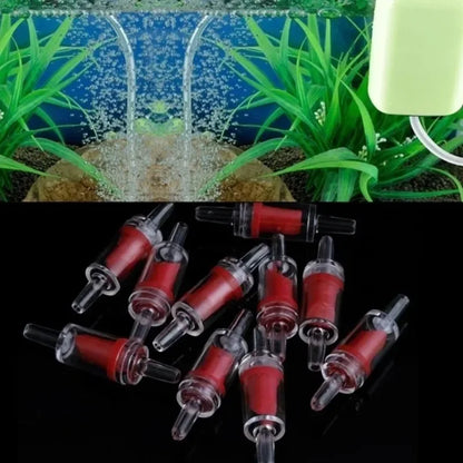 10pcs Aquarium One-Way Check Valves – Non-Return Air Pump & CO₂ Line Protectors