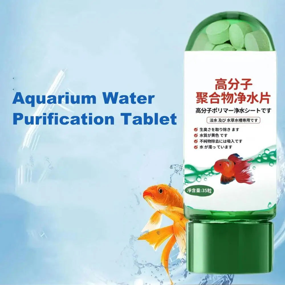 Aquarium Water Purification Tablets – Fast-Acting Filter Tablets for Clear, Healthy Fish Tank Water