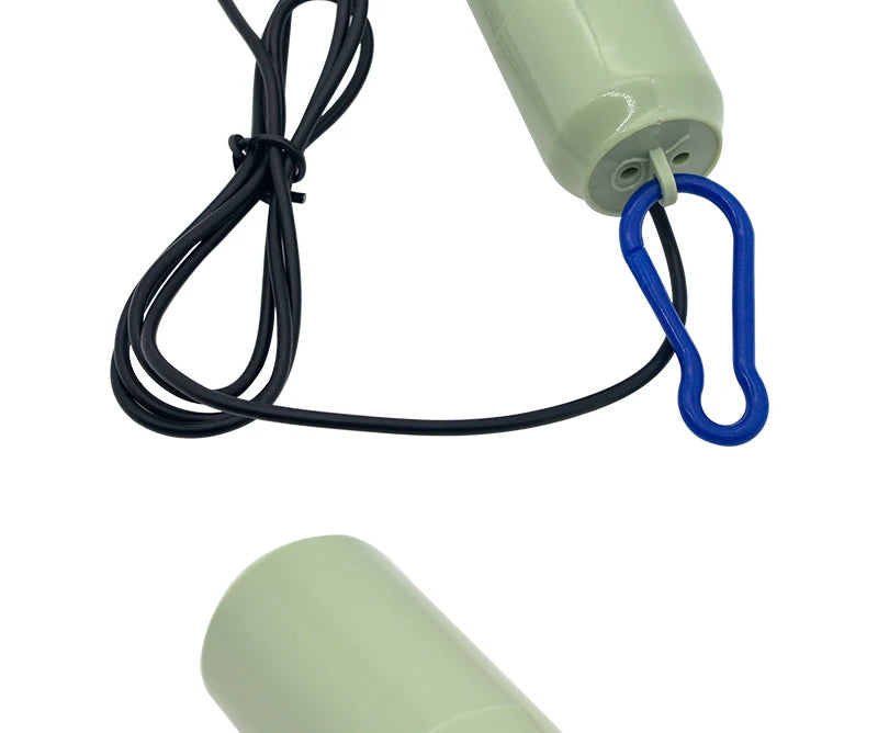 USB Mini Aquarium Air Pump – Silent Oxygenator with Air Stone, Portable 5V Oxygen Aerator for Fish Tanks & Outdoor Use