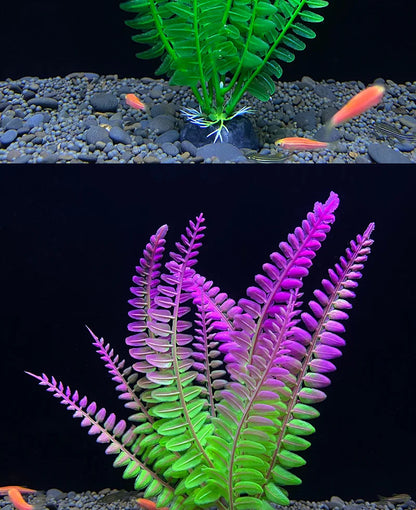 18cm Artificial Aquarium Plant – Soft Plastic Simulation Water Grass for Fish Tank Decoration