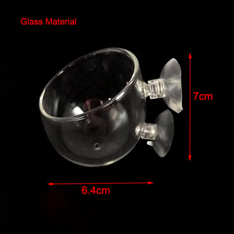 Acrylic Hanging Aquarium Planting and Feeding Cup