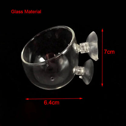 Acrylic Hanging Aquarium Planting and Feeding Cup