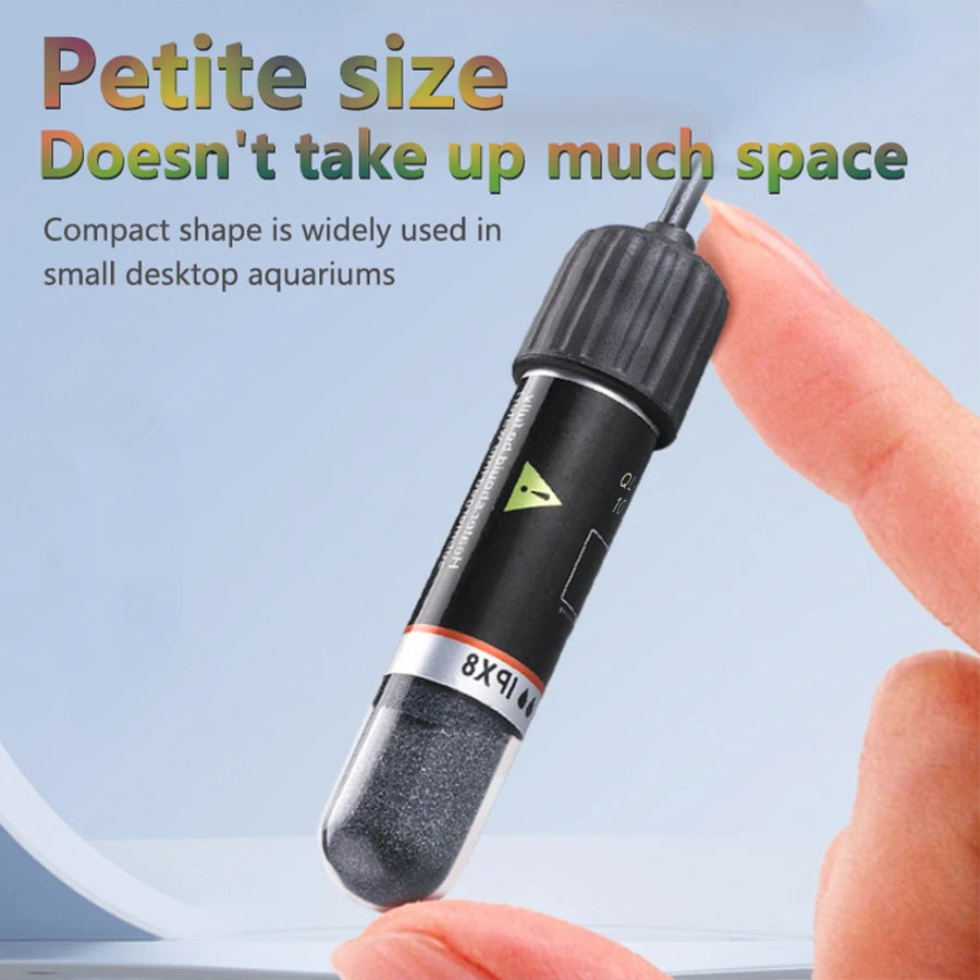 USB Mini Submersible Aquarium Heater for Small Tanks, 26°C Constant Temperature, 10W