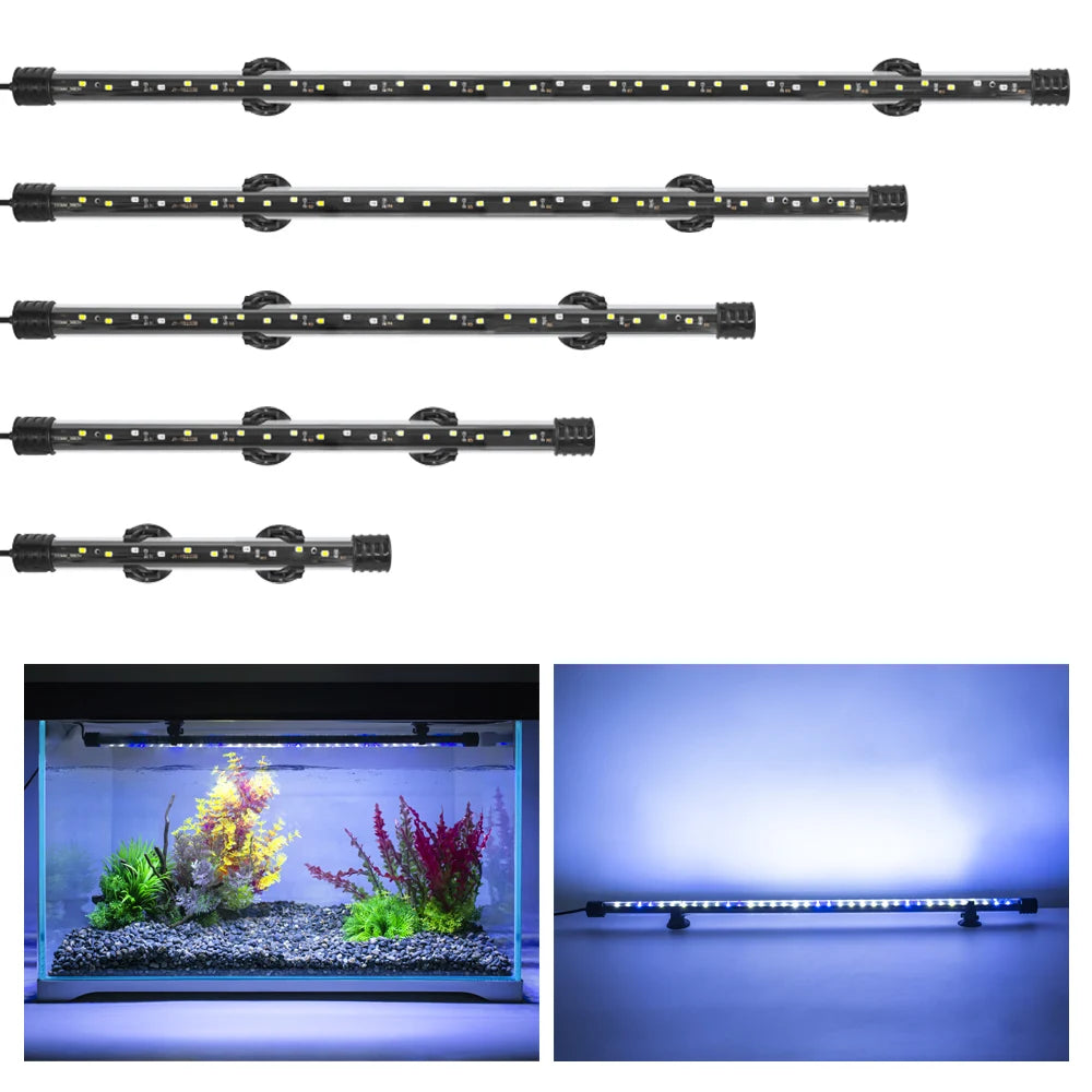 USB LED Aquarium Light Bar for Fish Tanks and Aquatic Plants (18–58 cm, Waterproof)