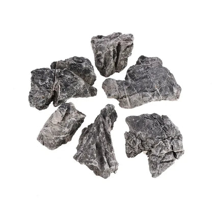 Natural Aquarium Rockery Stones – 100g / 250g / 500g Grey Stone Landscaping Decor for Fish Tanks & Aquascaping