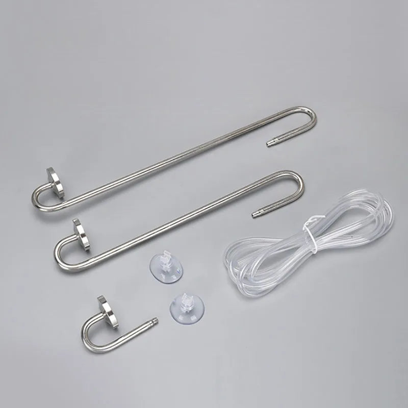 Stainless Steel CO2 Diffuser with Nano Atomizer Disc for Planted Aquariums