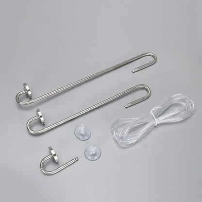 Stainless Steel CO2 Diffuser with Nano Atomizer Disc for Planted Aquariums