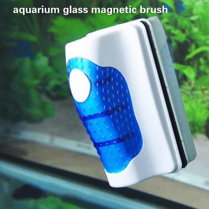 Floating Magnetic Aquarium Glass Cleaner – Super Strong NdFeB Magnetic Scraper Brush for Fish Tank Cleaning