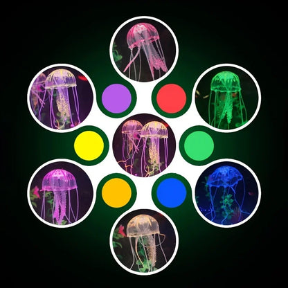 Artificial Swim Glow Jellyfish – Luminous Silicone Aquarium Decoration