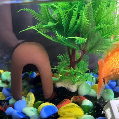 Ceramic Aquarium Shelter Houses – Shrimp & Fish Hiding Caves, Breeding Pots & Natural Stone-Style Tank Decor