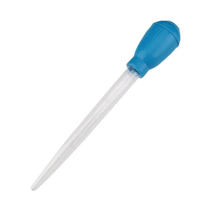 Lengthened Aquarium Pipette Siphon — Silicone & ABS Water Changer, Waste Remover, Liquid Measuring Tool for Fish Tanks