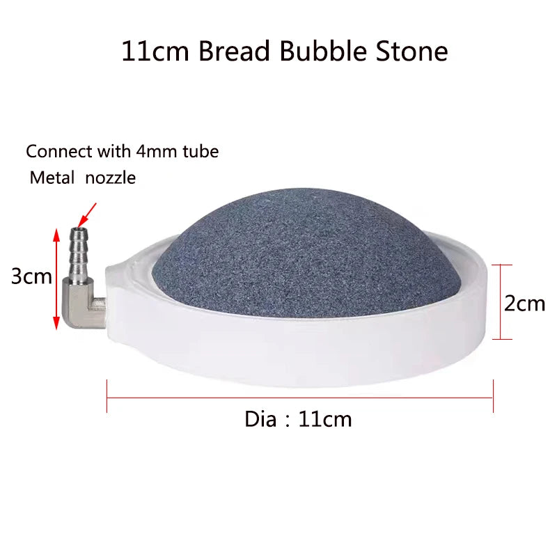 5cm / 7.5cm / 8cm / 11cm Round Aquarium Air Stone Oxygen Diffuser for Fish Tanks