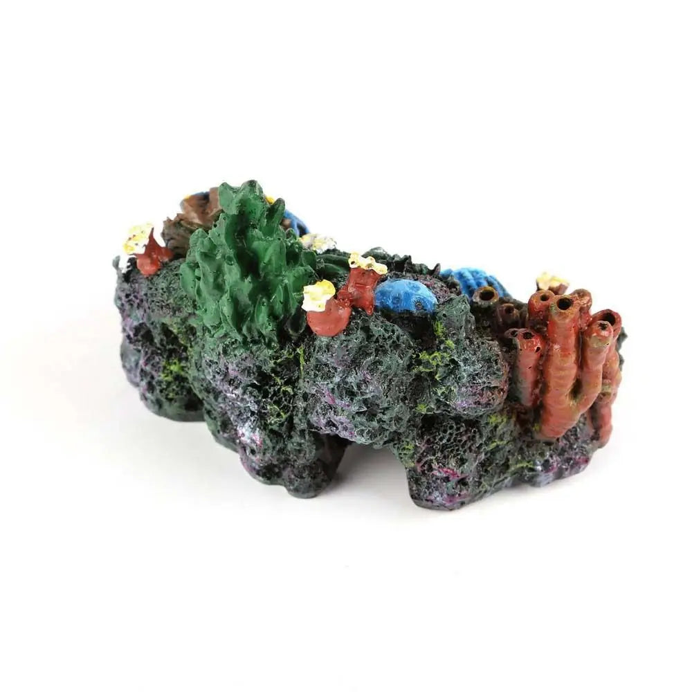Coral Reef Resin Aquarium Ornament – Vibrant Reef Island Decor for Freshwater & Saltwater Tanks