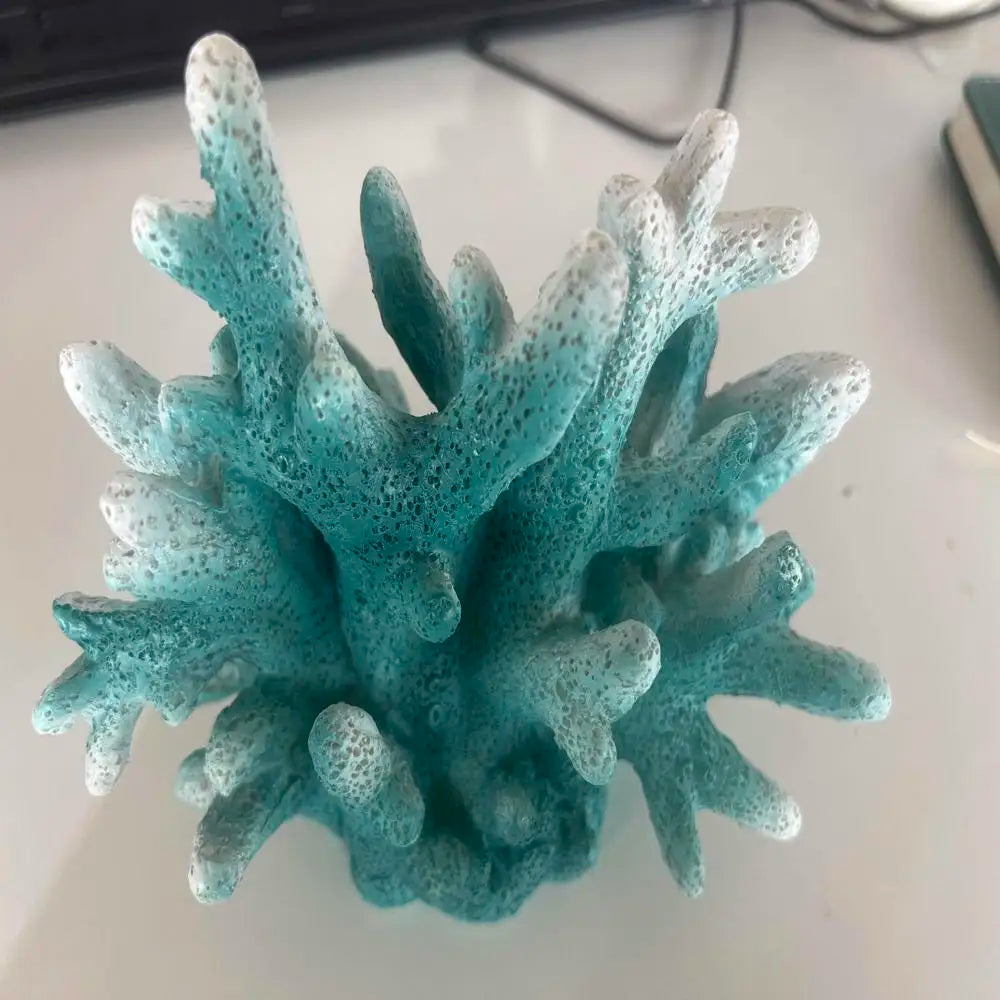 Resin Coral Reef Aquarium Ornament – Vibrant Coral Decor for Fish Tanks & Home Aquascapes