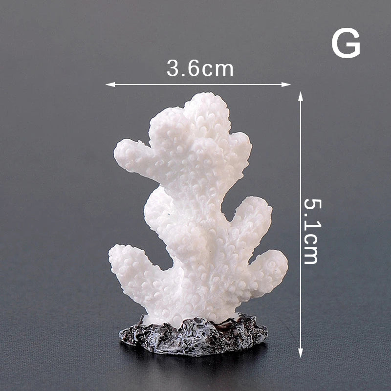 Artificial Resin Coral & Starfish Decor – Vibrant Reef-Style Ornament for Fish Tanks, Aquariums, and Home Displays