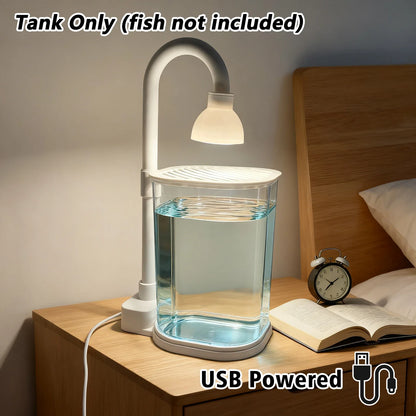 Small Tabletop Aquarium Starter Kit with Light - Small