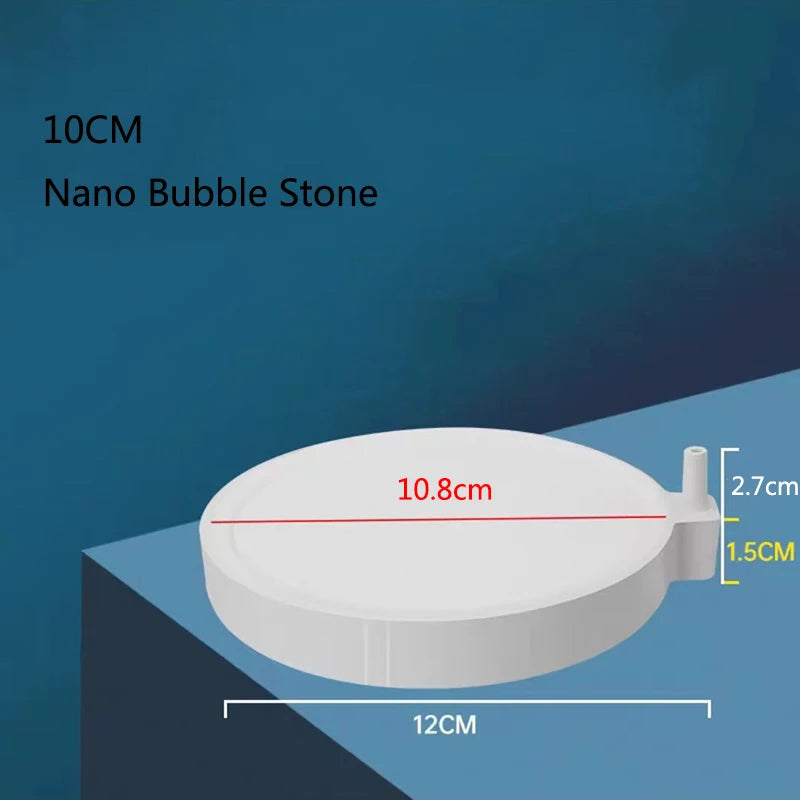3.5cm 5cm 8cm 10cm Aquarium Air Stone Bubble Aerator Plate With Tube