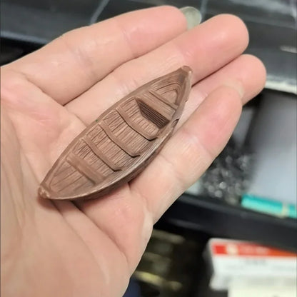 Mini Floating Boat Figurine – Resin Micro Landscape Ornament for Aquariums, Bonsai & DIY Terrarium Decoration