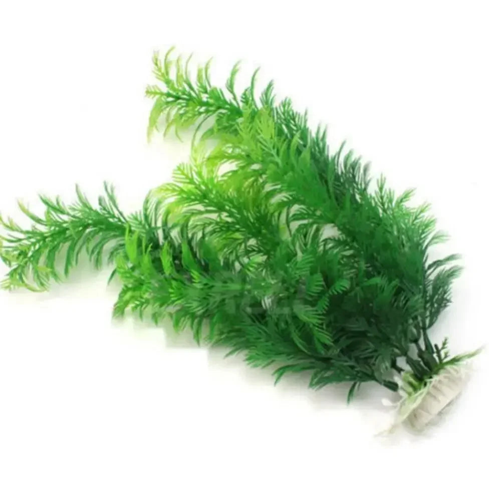 19 cm / 30 cm Artificial Water Grass – Plastic Aquarium Plants for Fish Tank Décor & Underwater Aquascaping