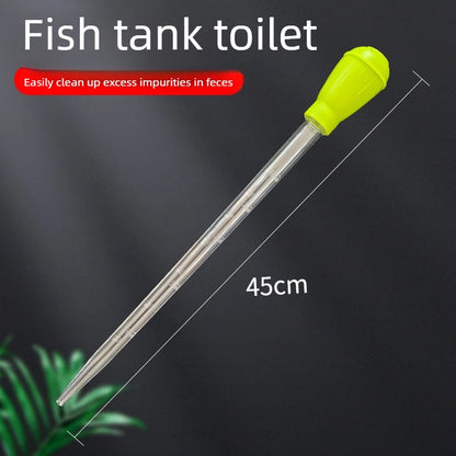 Aquarium Siphon Water Changer + Methylene Blue Treatment Kit | Mini Tank Cleaner & Fish Disease Support