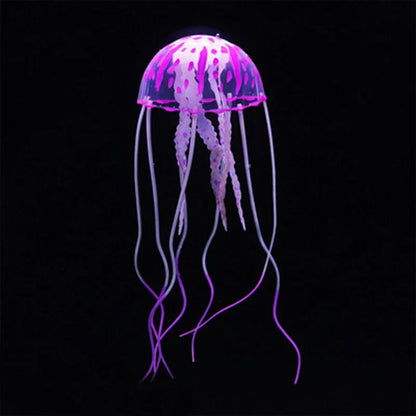 Artificial Swim Glow Jellyfish – Luminous Silicone Aquarium Decoration