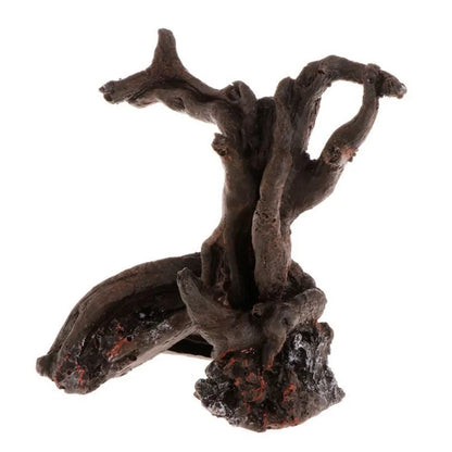 Resin Tree Root Cave Aquarium Ornament – Natural Hiding Shelter for Freshwater and Saltwater Tanks