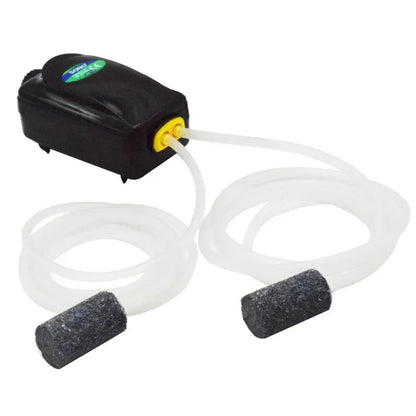 SOBO SB-738 Aquarium Oxygen Pump – Dual Outlet 3.5W Adjustable High-Power Air Pump for 50–60cm Tanks