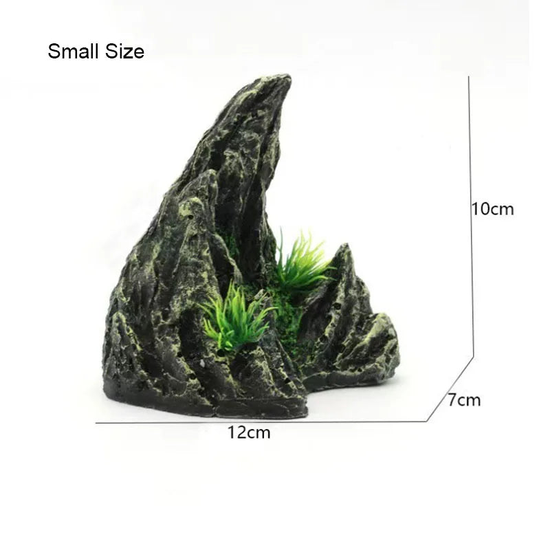 Resin Canyon Rock Aquarium Decoration Set