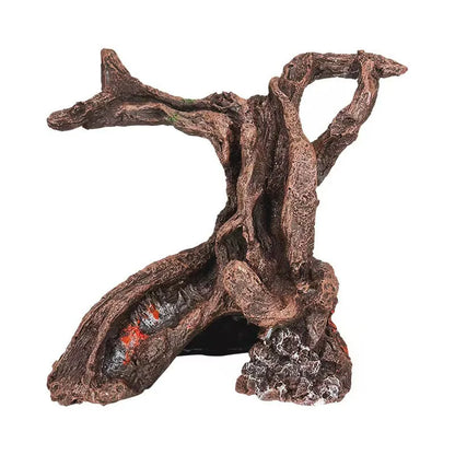 Resin Tree Root Cave Aquarium Ornament – Natural Hiding Shelter for Freshwater and Saltwater Tanks