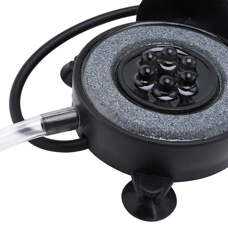 Submersible LED Bubble Light for Fish Tanks — Color-Changing Underwater Air Stone Lamp With Oxygenating Bubbles (12V Safe Design)