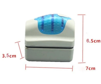Floating Magnetic Aquarium Glass Cleaner – Super Strong NdFeB Magnetic Scraper Brush for Fish Tank Cleaning
