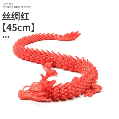 3D Printed Laser Holographic Chinese Dragon Unique Aquarium Decoration and Collectible