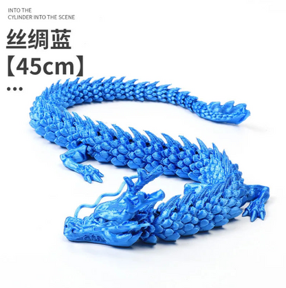 3D Printed Laser Holographic Chinese Dragon Unique Aquarium Decoration and Collectible