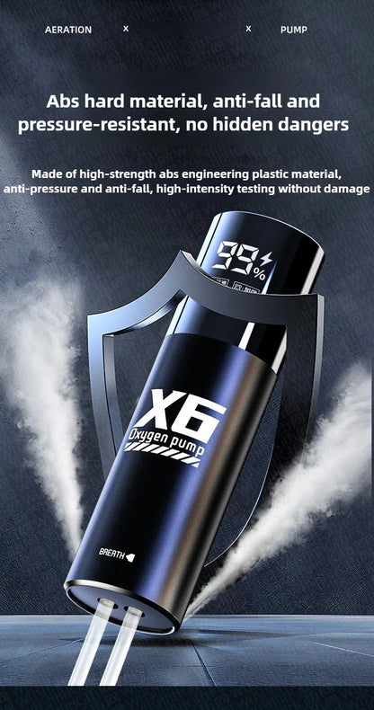 5W USB Rechargeable Oxygen Pump – Portable 48-Hour Aerator for Outdoor Fishing & Aquarium Use