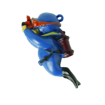 Floating Diver Ornament – PVC Aquarium Decoration with Buoy Ball for Fish Tanks and Miniature Landscapes