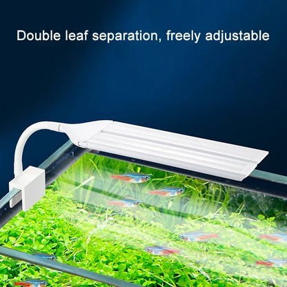 Super Bright Clip-On LED Aquarium Light — Full Spectrum Plant Grow Lamp with 5730 LEDs | 4W / 8W / 13W | 220–240V