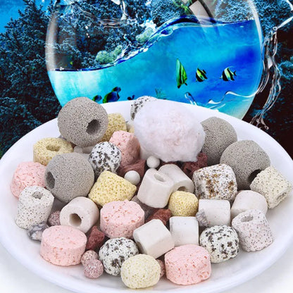 100g 250g 500g Mixed Aquarium Bio Balls Filter Media