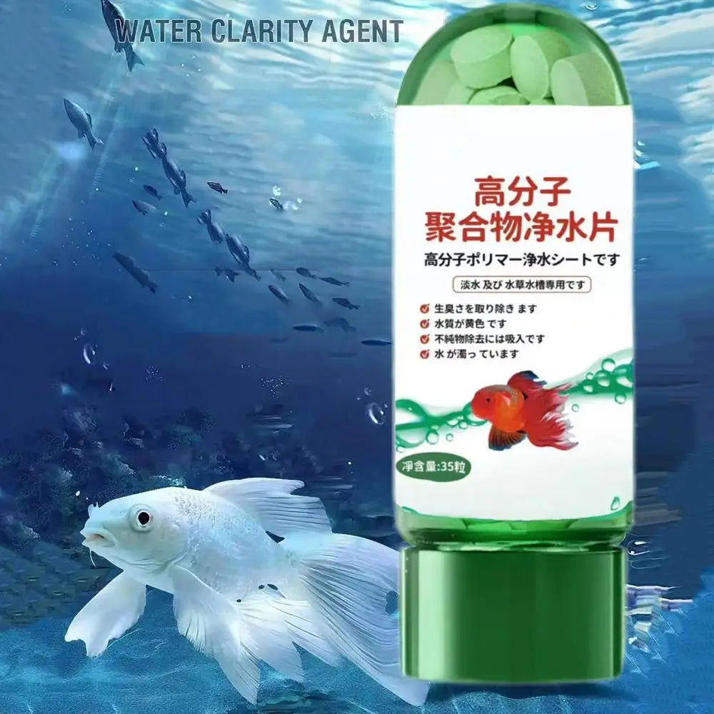 Aquarium Water Purification Tablets – Fast-Acting Filter Tablets for Clear, Healthy Fish Tank Water
