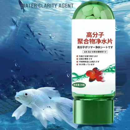 Aquarium Water Purification Tablets – Fast-Acting Filter Tablets for Clear, Healthy Fish Tank Water