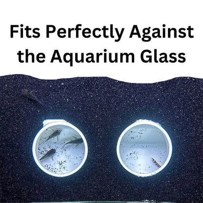 Multifunctional Aquarium Under-Gravel Tunnel Cave – Natural Curve Viewing Tunnel & Hiding Spot for Plecos, Shrimp, Bettas, Loaches & Catfish