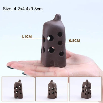 Ceramic Aquarium Shelter Houses – Shrimp & Fish Hiding Caves, Breeding Pots & Natural Stone-Style Tank Decor