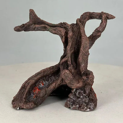 Resin Tree Root Cave Aquarium Ornament – Natural Hiding Shelter for Freshwater and Saltwater Tanks