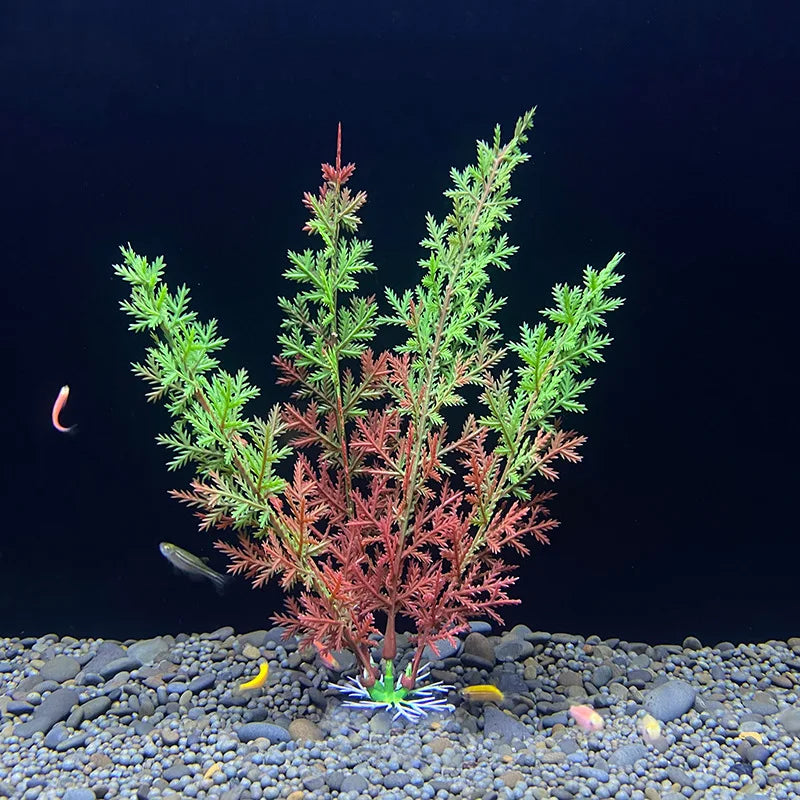 18cm Artificial Aquarium Plant – Soft Plastic Simulation Water Grass for Fish Tank Decoration