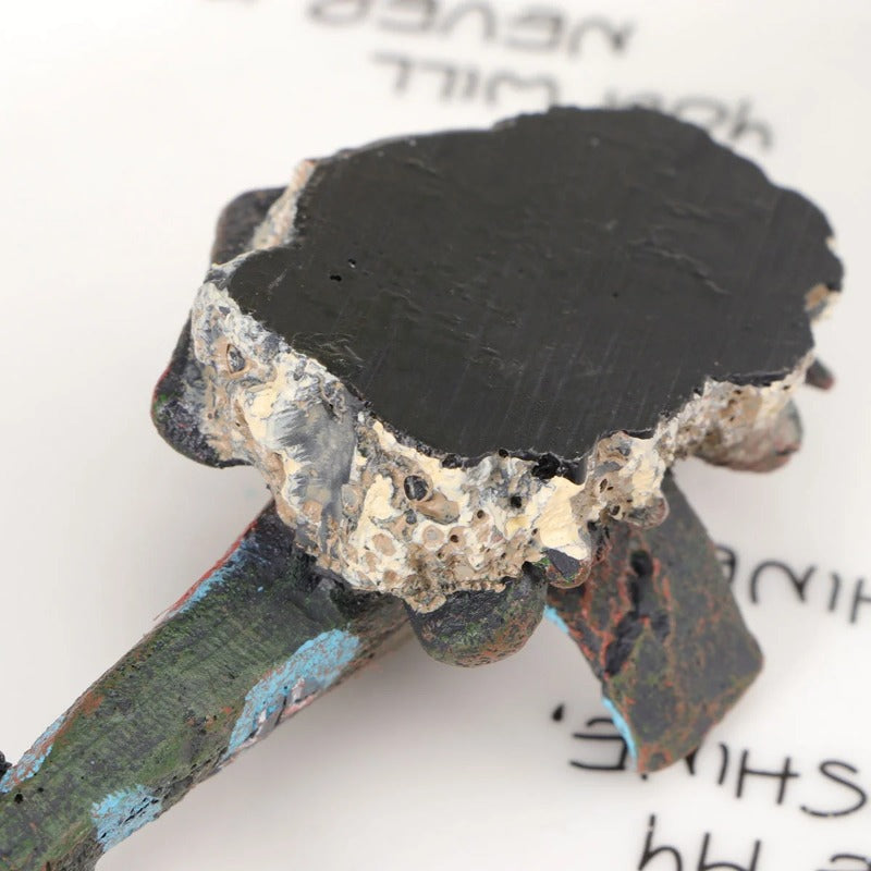 Mini Resin Airplane Wreck Aquarium Ornament – Vintage Plane Decor for Fish Tank Landscapes