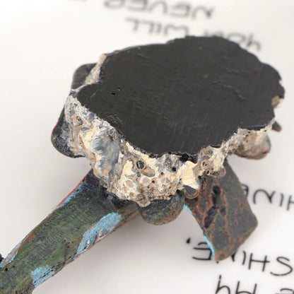 Mini Resin Airplane Wreck Aquarium Ornament – Vintage Plane Decor for Fish Tank Landscapes