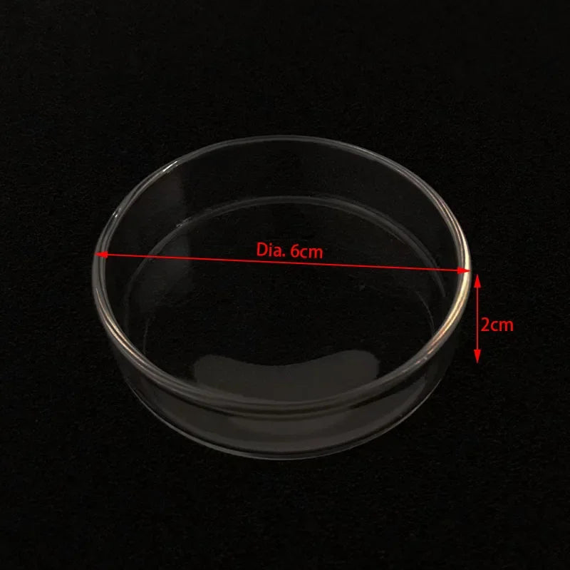 10cm–40cm Glass Shrimp Feeding Tube with Dish